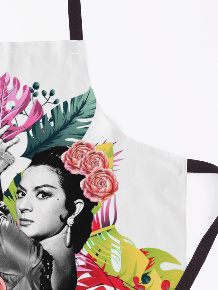 Vista alternativa de Delantal Lola Flores Tropical Flamenco