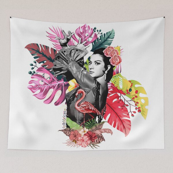 Item preview,  with the figure of Lola Flores as the main axis of the design. For all lovers of the couplet designed and sold by JmB Folkloricas.
