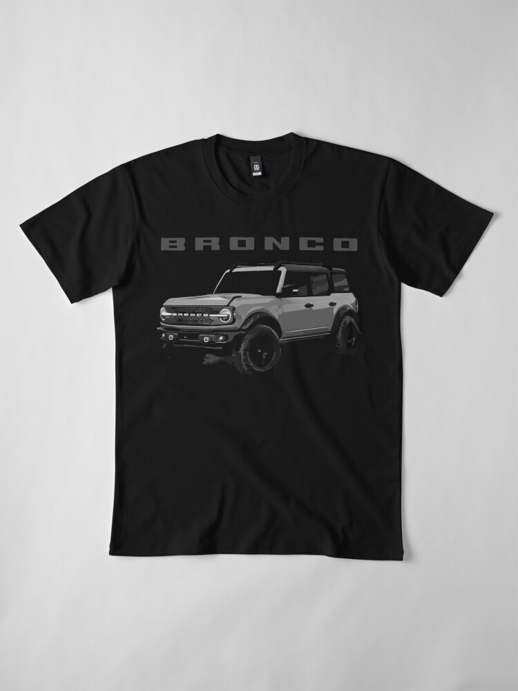 Alternative Ansicht von  Die folgenden vier Generationen des Bronco waren SUVs in voller Größe Premium T-Shirt