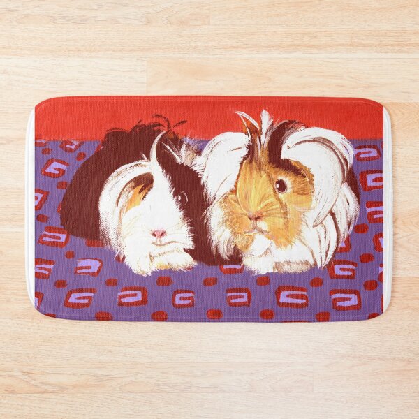 Aperçu de l'œuvre Cochon d'Inde : Moment précieux ~ Cavy ~ Pop Art ~ Peinture originale ~ LilyKoArt créée et vendue par Spinning Plates 360.