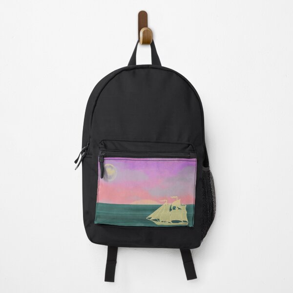 Item preview, Ghost Ship in Sunset designed and sold by HotMessReta.