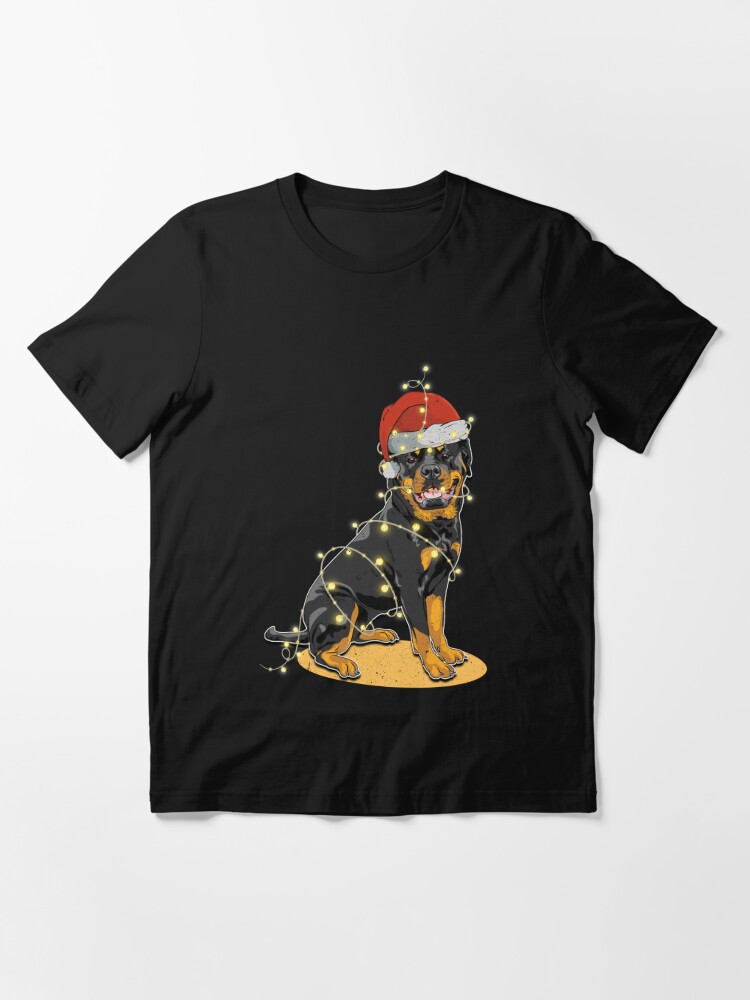 Discover Christmas Lights Rottweiler Essential T-Shirt