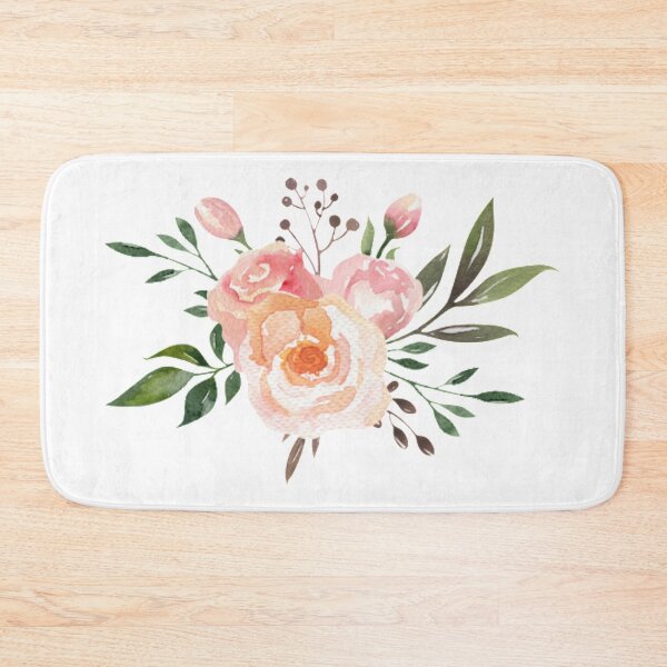 Item preview, pink roses watercolour sticker designed and sold by moon-drunk.