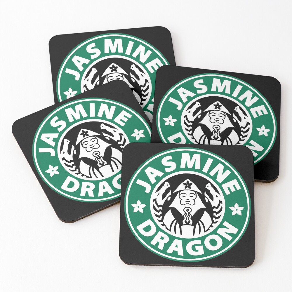 The Jasmine Dragon Coasters (Set of 4)