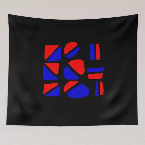 Item preview, Abstract Blue and Red Design designed and sold by Blertz.