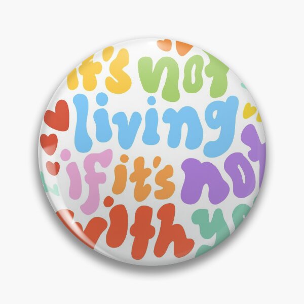 Item preview, IT'S NOT LIVING (IF IT'S NOT WITH YOU) | The 1975 designed and sold by HEART0UT.