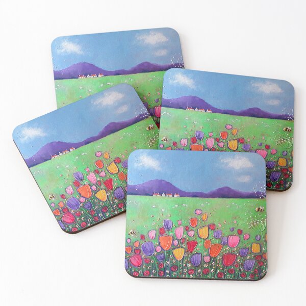 Item preview, Tulip Fever, Tulip Art, Spring Art, Spring Landscape designed and sold by GlitteringFox.