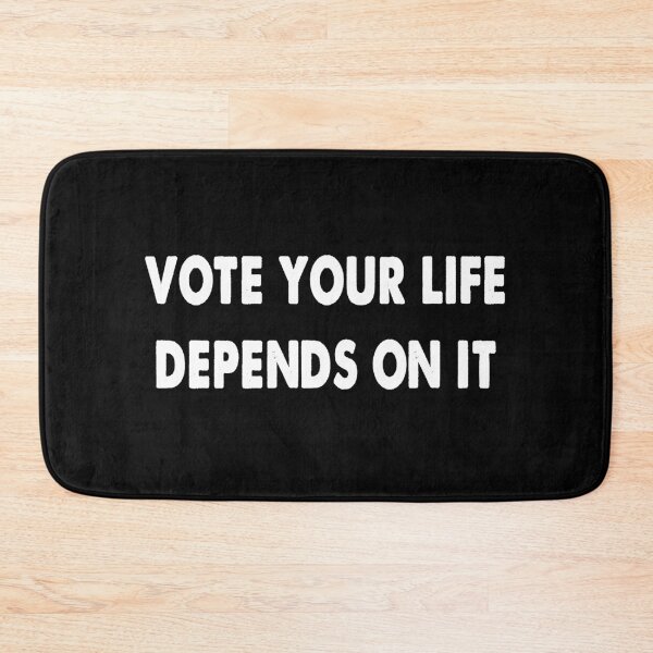 Item preview, Vote your life depends on it vintage designed and sold by Kathrine2302.