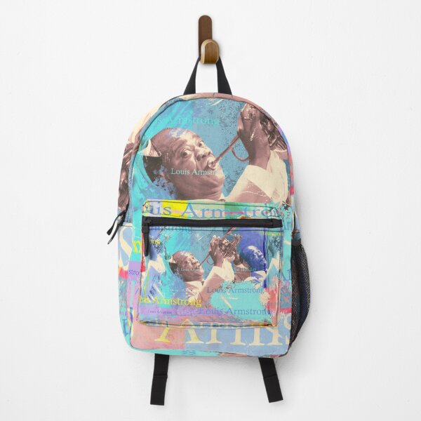 Item preview, aesthetic, Louis Armstrong portrait, bandleader Satchmo designed and sold by Mauswohn.