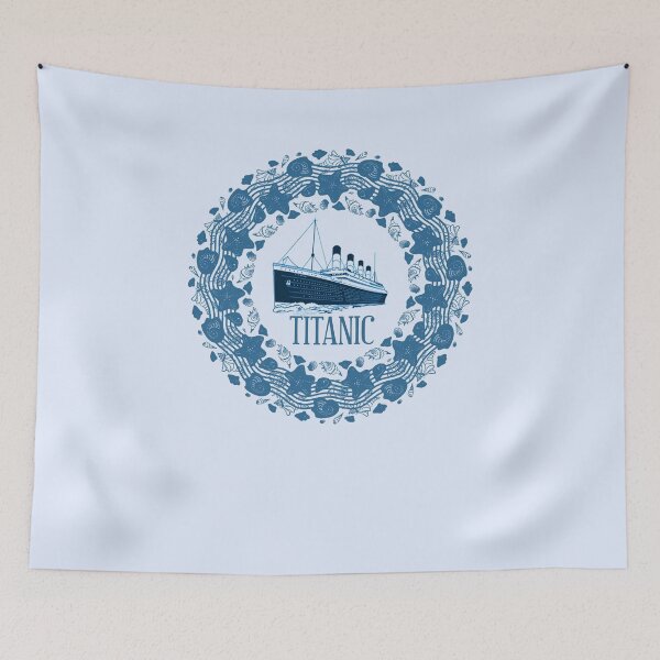 Item preview, Titanic Sinking Vintage Poster Cruise Ship Atlantic Ocean Voyage  designed and sold by TopTeeShop.