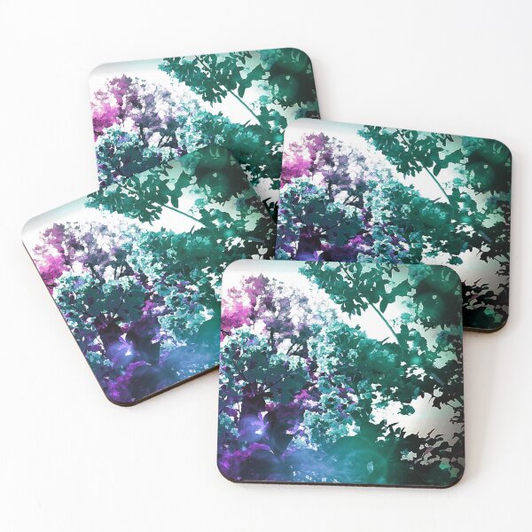 Item preview, Watercolor Floral Teal Purple Green designed and sold by 2sweetsDesign.