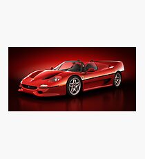 Ferrari F50 - Flare Photographic Print