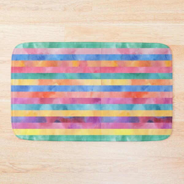 Item preview, watercolor, multicolor, stripes, rainbow, abstract designed and sold by bertiescrochu.