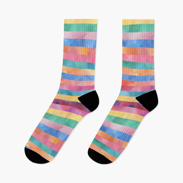 Item preview, watercolor, multicolor, stripes, rainbow, abstract designed and sold by bertiescrochu.