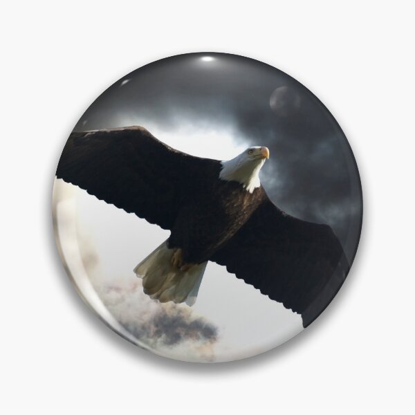 Item preview, Soaring Eagle in Stormy Skies designed and sold by NaturePrints.