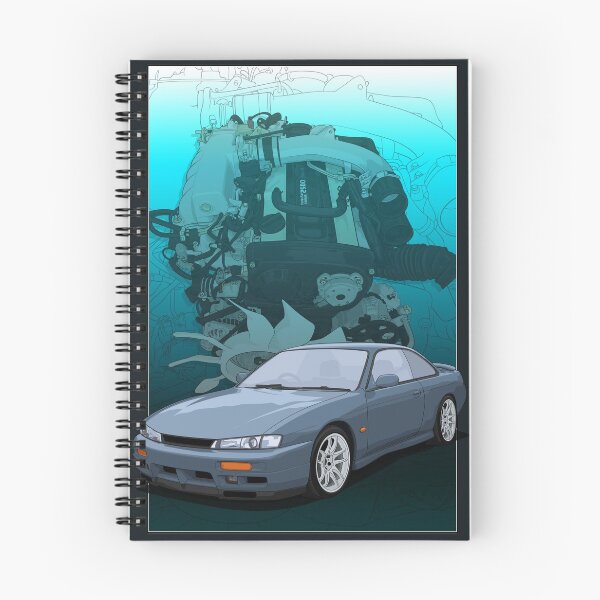 Item preview,  200sx/240sx S14 illustration with rb25 engine background. (engine swap) designed and sold by ArtyMotive.