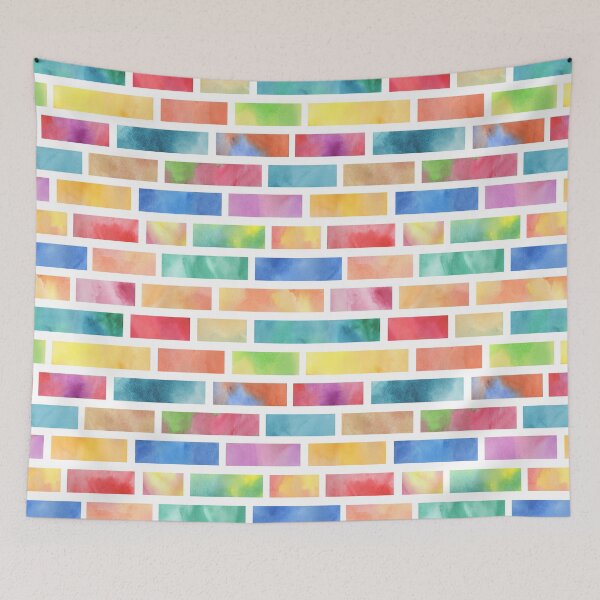 Item preview, watercolor, multicolor, stripes, rainbow, abstract, pride designed and sold by bertiescrochu.