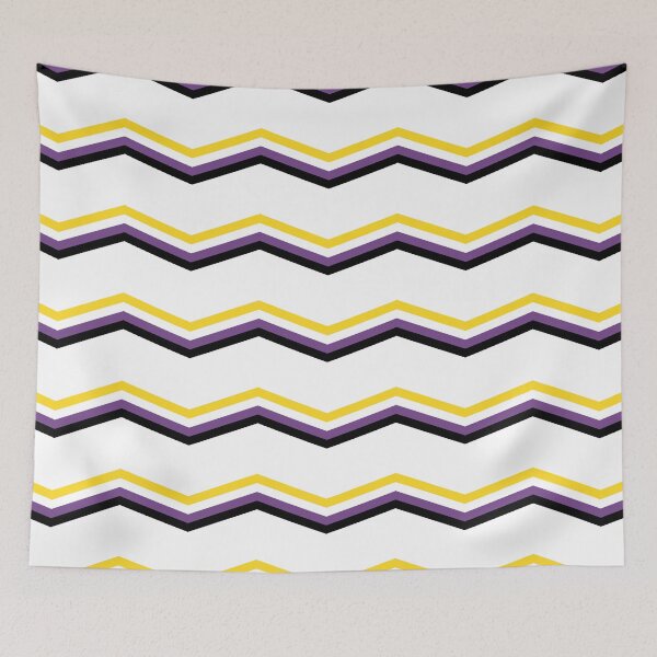 Item preview, Nonbinary Pride Chevron designed and sold by Barricorn.