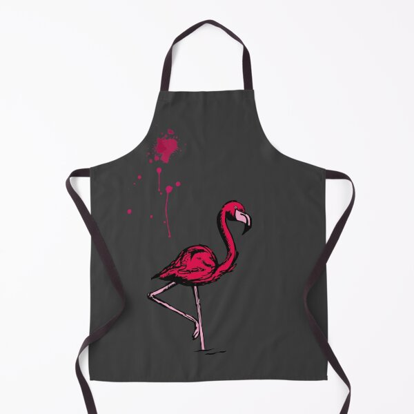 Pink Flamingo Aprons Redbubble - the rake on roblox flamingo