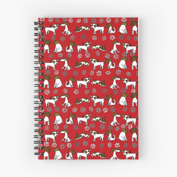 Item preview, Patrón de dibujos animados divertido Jack Russell Terrier rojo designed and sold by jaggerstudios.