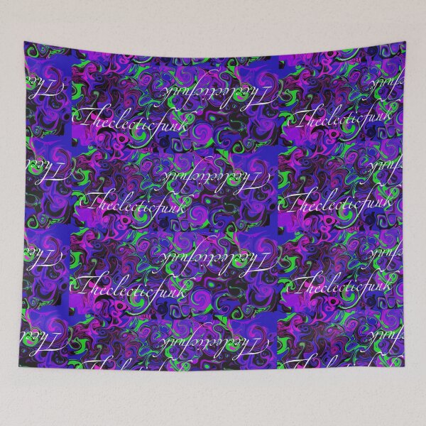 Item preview, Psychedelic logo purple.  designed and sold by theclecticfunk.
