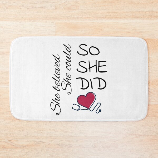 Item preview, She Believed She Could So She Did : Nurse Life designed and sold by SJRoil.