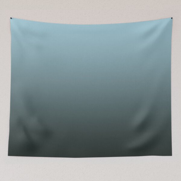 Item preview, OMBRE GRADIENT  Light Blue AND  Dark Jungle Green designed and sold by ozcushions.