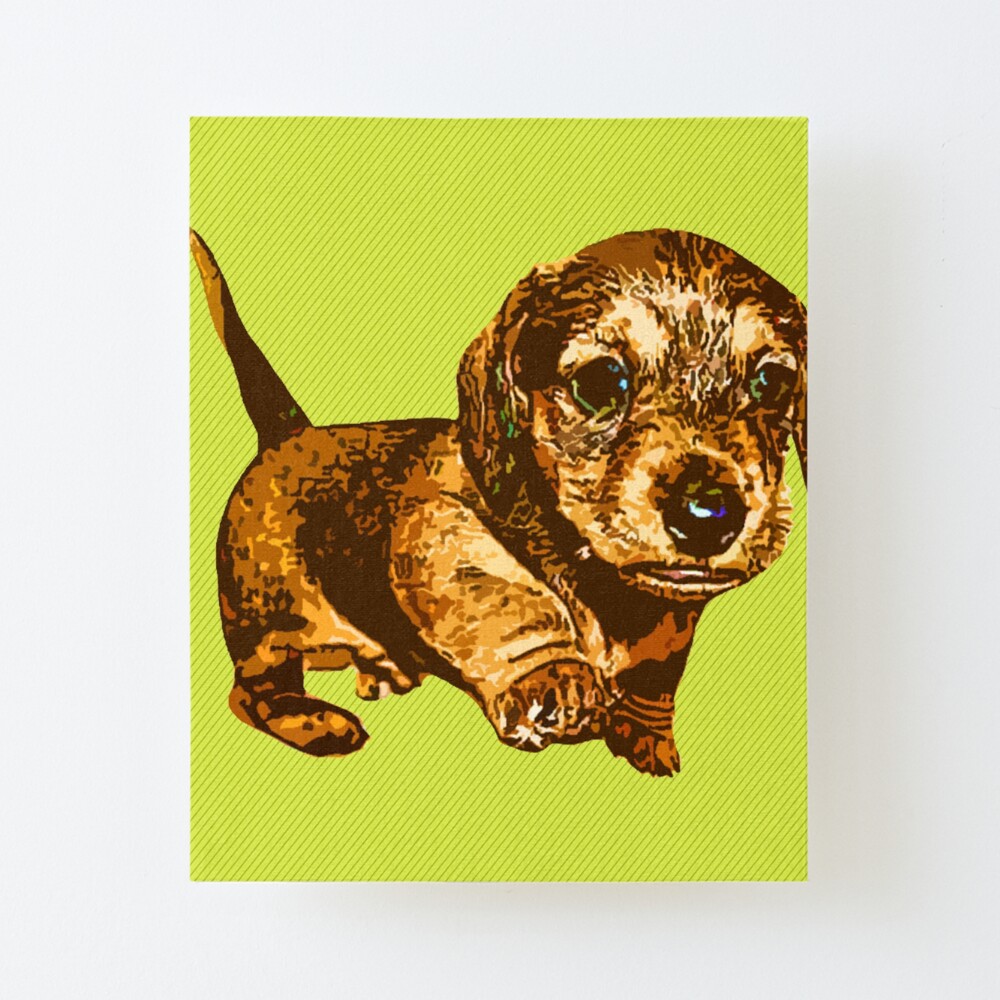 Dachshund Puppy Doxie Dog Hearts 