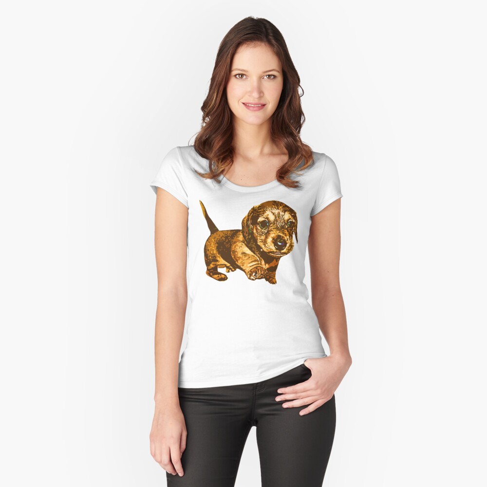 Item preview, Fitted Scoop T-Shirt designed and sold by CanisPicta.