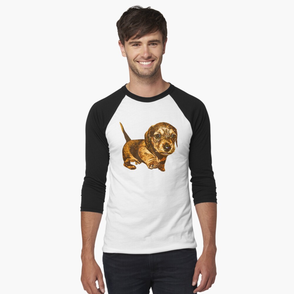 Item preview, Baseball ¾ Sleeve T-Shirt designed and sold by CanisPicta.