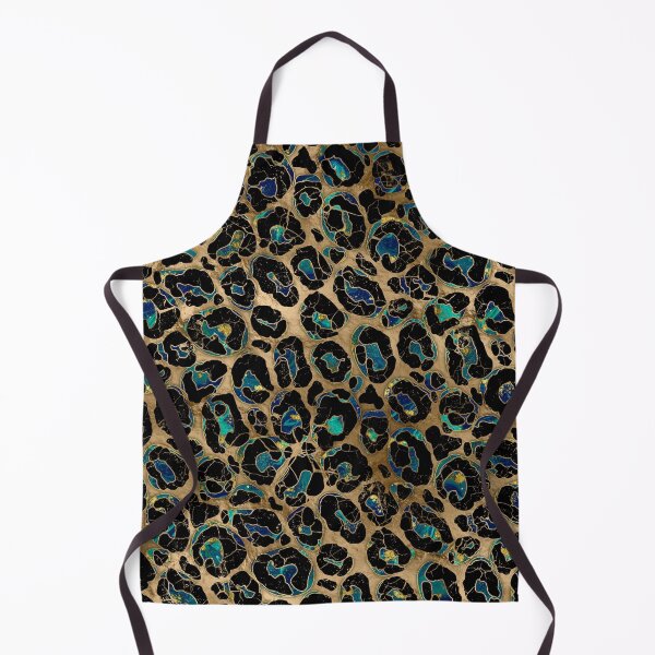 Item preview, Leopard Faux Fur Texture Marble and gold designed and sold by k9printart.