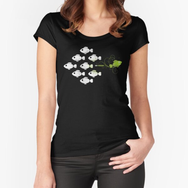 VEGANS DARE Fitted Scoop T-Shirt