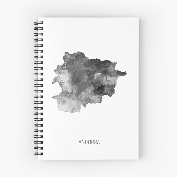 Artikelvorschau, Andorra Watercolor Map entworfen und verkauft von ArtPrints.