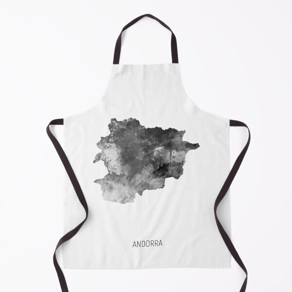 Item preview, Andorra Watercolor Map designed and sold by ArtPrints.