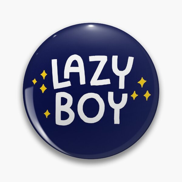 Item preview, Lazy Boy Hand-Lettered (White) designed and sold by BirdShapes.
