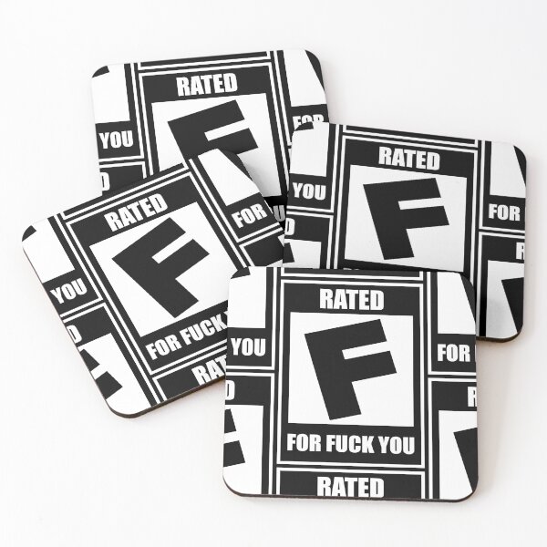 Item preview, Rated F For Fuck You designed and sold by Good-Looking Corpse.