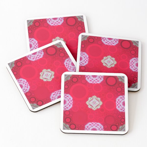 Item preview, Red circle shaped pattern  designed and sold by Cold Citrus.