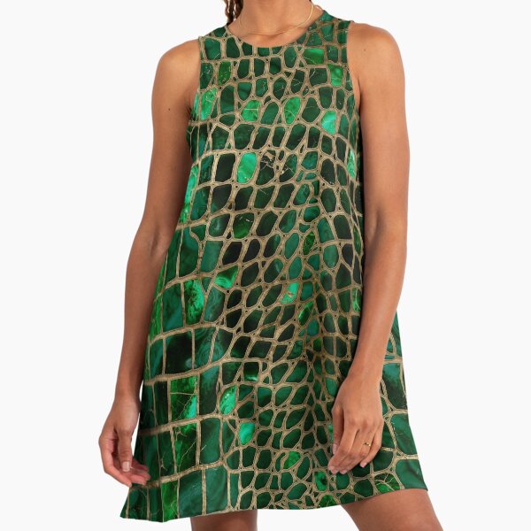 Crocodile Green Dresses for Sale | Redbubble Crocodile Green Dresses for Sale | Redbubble