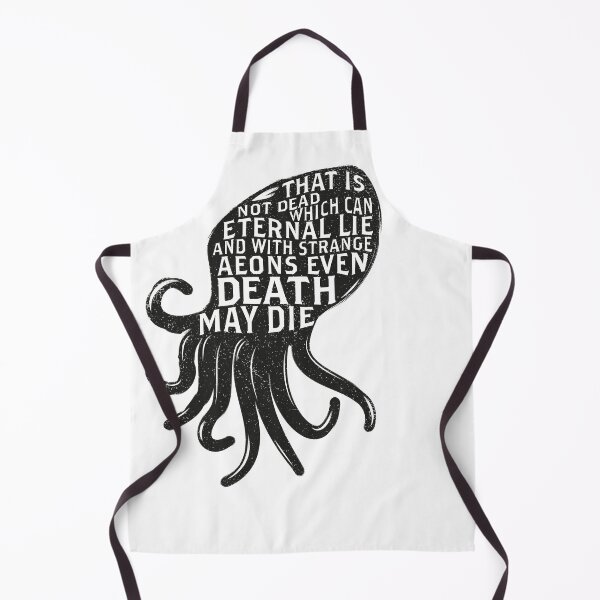 Item preview, Cthulhu Sleeps In R'lyeh - cthulhu quote, lovecraftian design designed and sold by the50ftsnail.