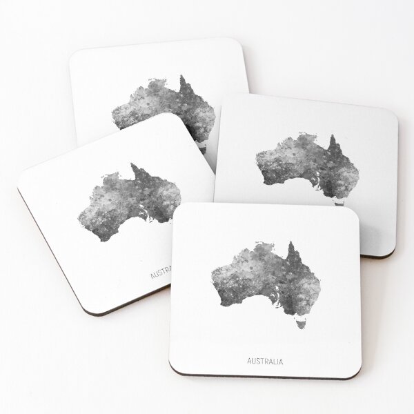 Item preview, Australia Watercolor Map designed and sold by ArtPrints.