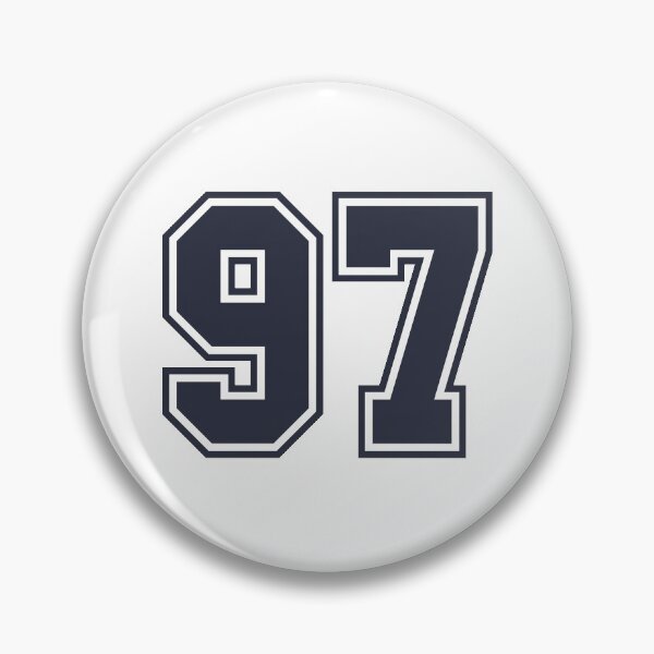 Item preview, 97 Sports Number Ninety-Seven designed and sold by HelloFromAja.