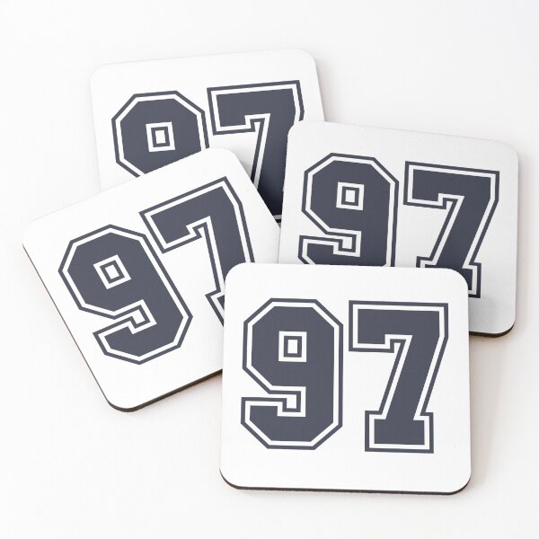 Item preview, 97 Sports Number Ninety-Seven designed and sold by HelloFromAja.