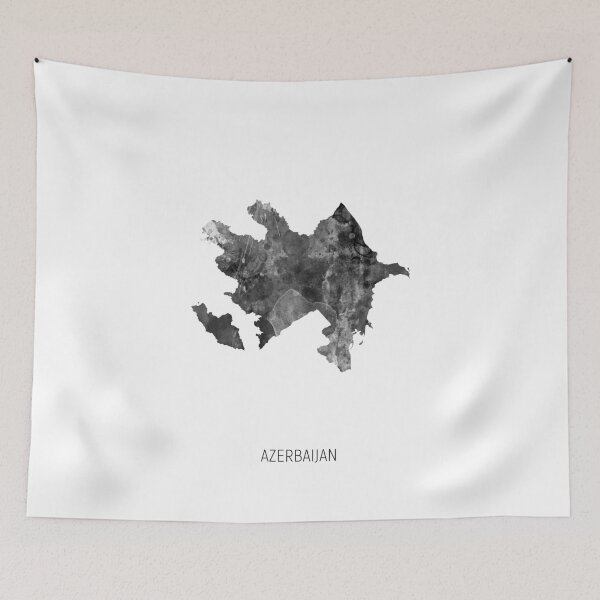 Artikelvorschau, Azerbaijan Watercolor Map entworfen und verkauft von ArtPrints.