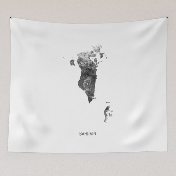 Item preview, Bahrain Watercolor Map designed and sold by ArtPrints.