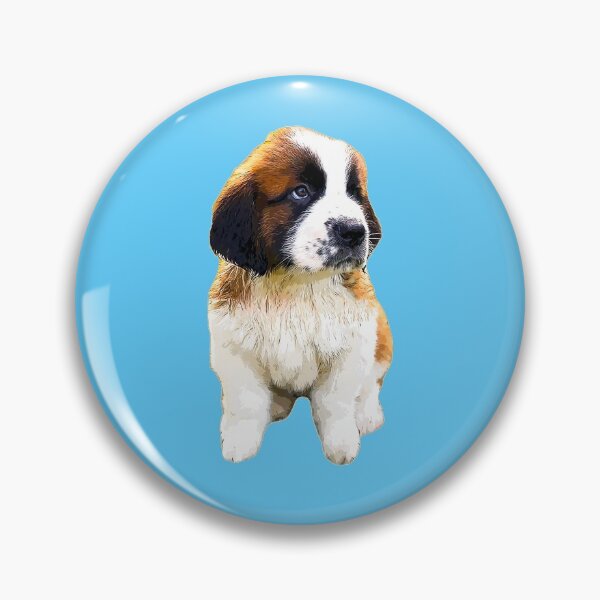 Item preview, St Bernard Cute Puppy Dog designed and sold by ElegantCat.