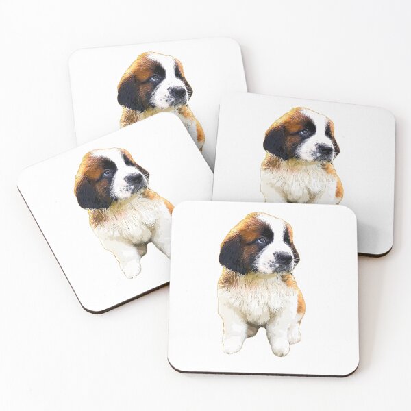 Item preview, St Bernard Cute Puppy Dog designed and sold by ElegantCat.