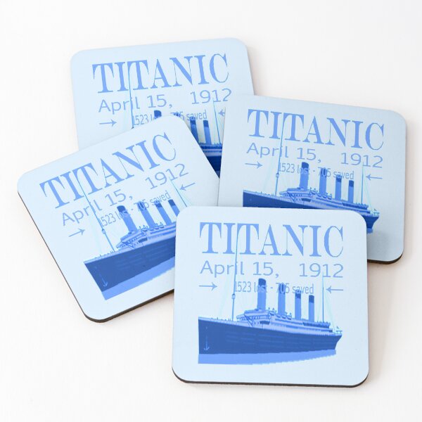 Item preview, Titanic Sinking Vintage Poster Cruise Ship Atlantic Ocean Voyage  designed and sold by TopTeeShop.