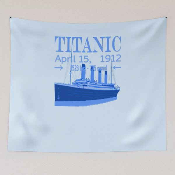 Item preview, Titanic Sinking Vintage Poster Cruise Ship Atlantic Ocean Voyage  designed and sold by TopTeeShop.