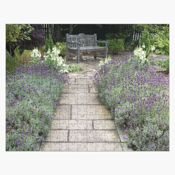 Lavender Path Jigsaw Puzzle