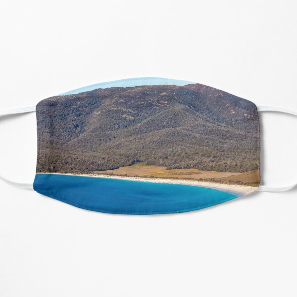 Wineglass Bay and beach Tasmania Flat Mask